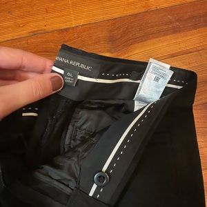 Black banana republic business pants